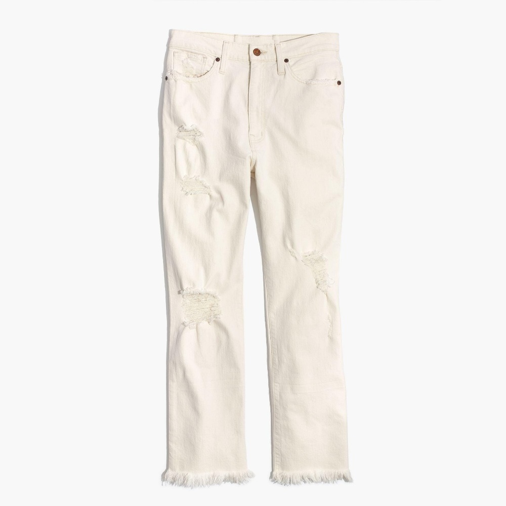 Madewell retro crop bootcut jeans size 25